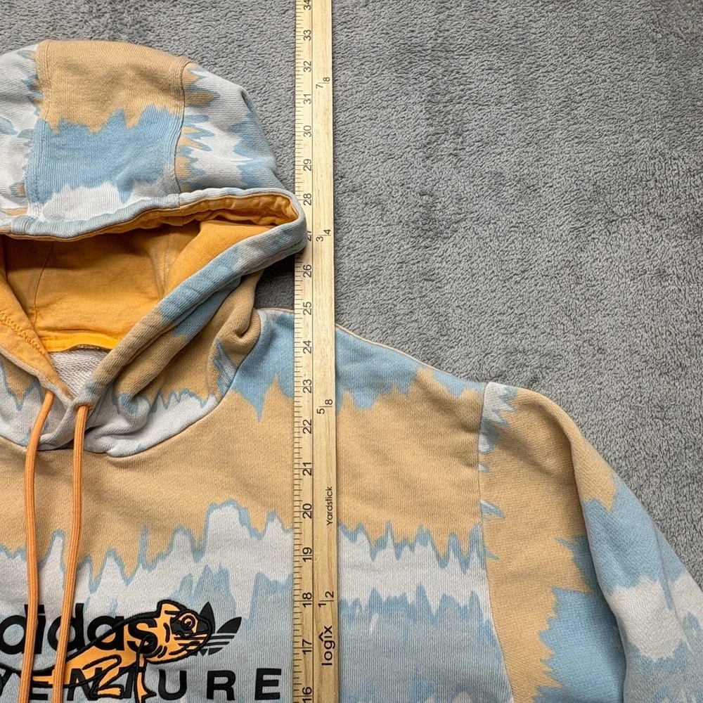 Adidas Originals Adventure Pullover Hoodie‎ Mens Medium Chameleon Logo Lizard